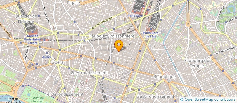 localisation de l'entreprise LABORATOIRE DE PROTHESE DENTAIRE à PARIS