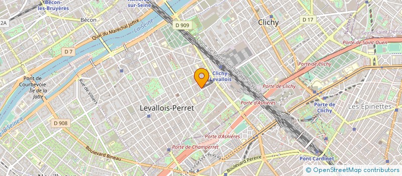 localisation de l'entreprise LABORATOIRE DE PROTHESE DENTAIRE CARENA à LEVALLOIS-PERRET