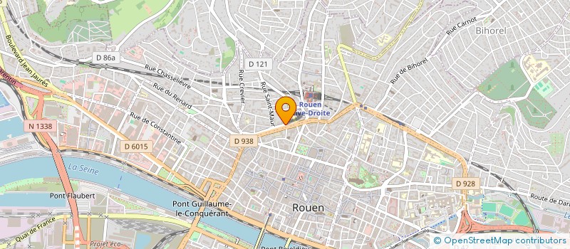 localisation de l'entreprise LABORATOIRE DE PROTHESE DENTAIRE VILLERET à ROUEN