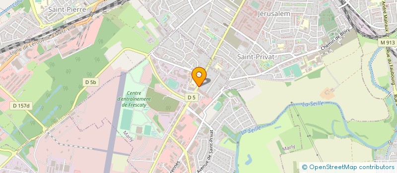 localisation de l'entreprise LABORATOIRE DE PROTHESES DENTAIRES DE L'EST à MARLY