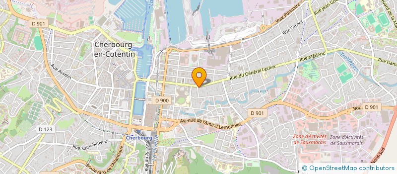 localisation de l'entreprise LABORATOIRE DE RECHERCHE DES POLLUANTS DE L'ENVIRONNEMENT à CHERBOURG-EN-COTENTIN