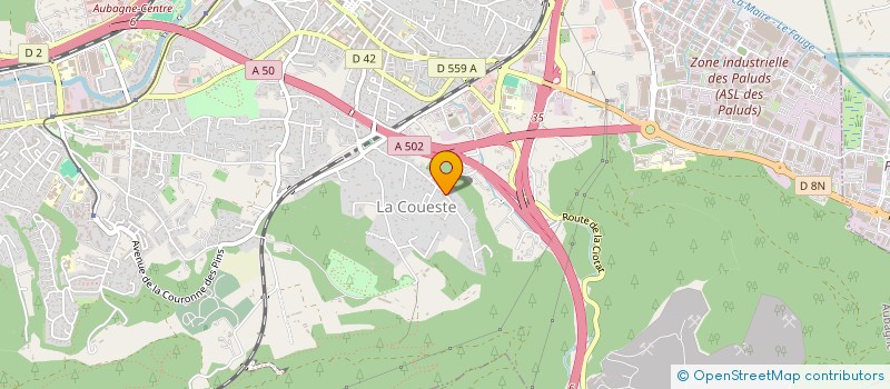 localisation de l'entreprise LABORATOIRE DECOSTER à AUBAGNE