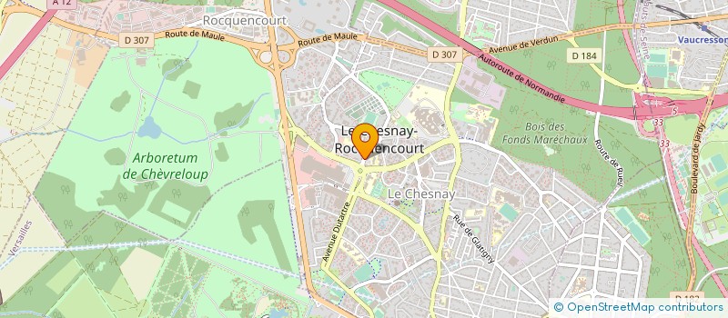 localisation de l'entreprise LABORATOIRE DENEL à LE CHESNAY-ROCQUENCOURT