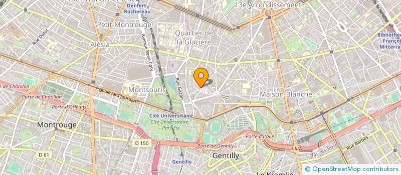 localisation de l'entreprise LABORATOIRE DENTAIRE BERTHOLET à PARIS