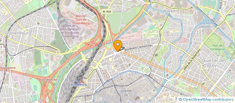 localisation de l'entreprise LABORATOIRE DENTAIRE CHARBIT à STRASBOURG
