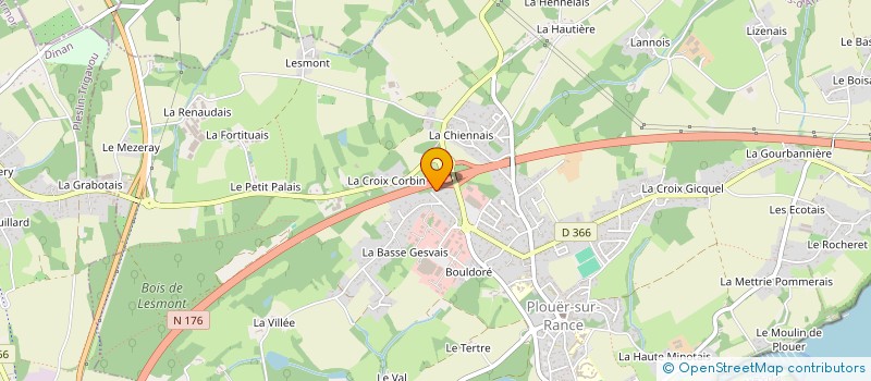 localisation de l'entreprise LABORATOIRE DENTAIRE DAVELUY OLIVIER à PLOUER-SUR-RANCE