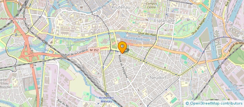 localisation de l'entreprise LABORATOIRE DENTAIRE DE L'ETOILE à STRASBOURG