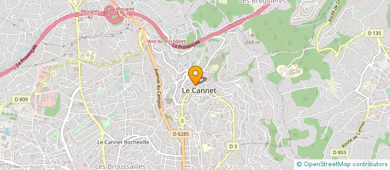 localisation de l'entreprise LABORATOIRE DENTAIRE FEVRE CEDRIC à LE CANNET