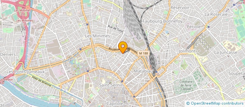 localisation de l'entreprise LABORATOIRE DENTAIRE HAFFNER à TOULOUSE