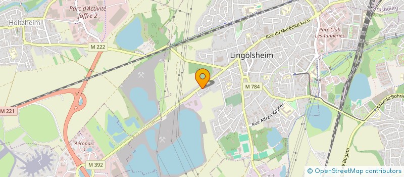 localisation de l'entreprise LABORATOIRE DENTAIRE ISKANDAR  LINGOLSHEIM