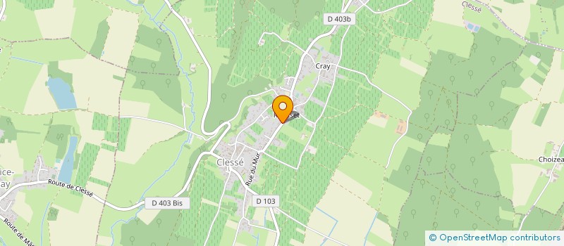 localisation de l'entreprise LABORATOIRE DENTAIRE J DENIS  CLESSE