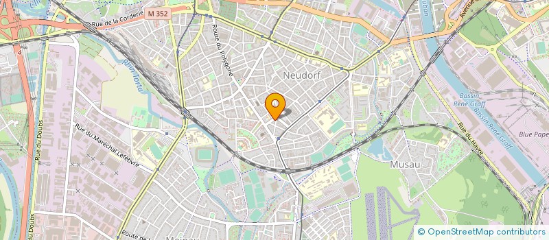 localisation de l'entreprise LABORATOIRE DENTAIRE JH à STRASBOURG