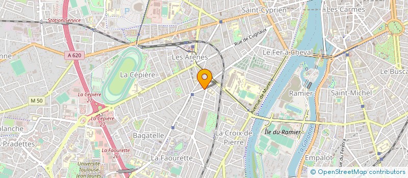 localisation de l'entreprise LABORATOIRE DENTAIRE LE MARC à TOULOUSE