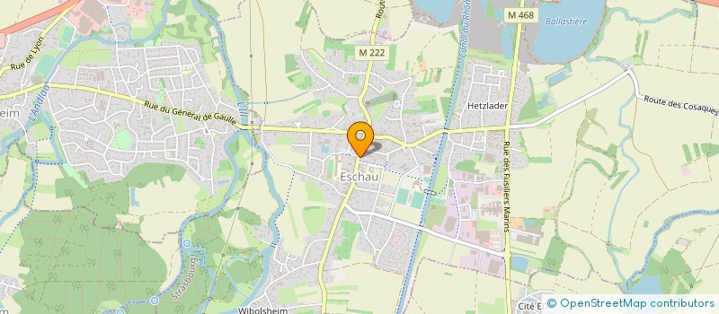 localisation de l'entreprise LABORATOIRE DENTAIRE OPALE à ESCHAU