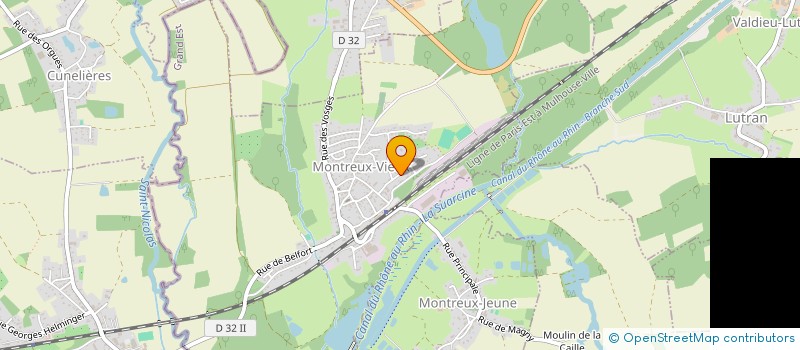 localisation de l'entreprise LABORATOIRE DENTAIRE RG  DANNEMARIE