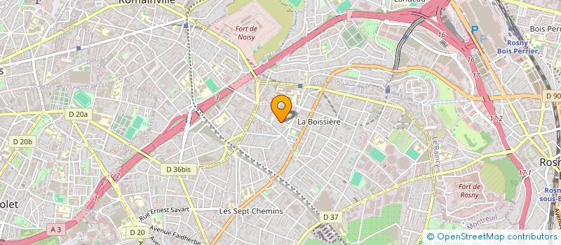 localisation de l'entreprise LABORATOIRE DENTAIRE YAGOUB à MONTREUIL