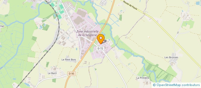 localisation de l'entreprise LABORATOIRE DENTALLIANCE  MACHECOUL-SAINT-MEME