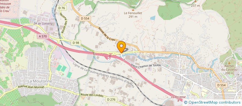 localisation de l'entreprise LABORATOIRE DENTISUD à HYERES