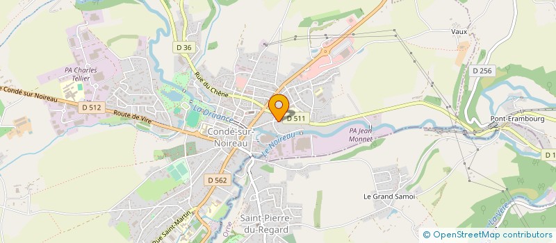 localisation de l'entreprise LABORATOIRE DERUYVER à CONDE-EN-NORMANDIE
