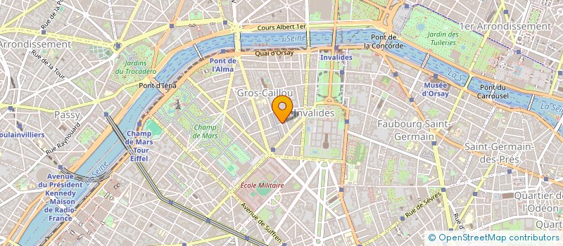 localisation de l'entreprise LABORATOIRE DES 3 HORLOGES à PARIS