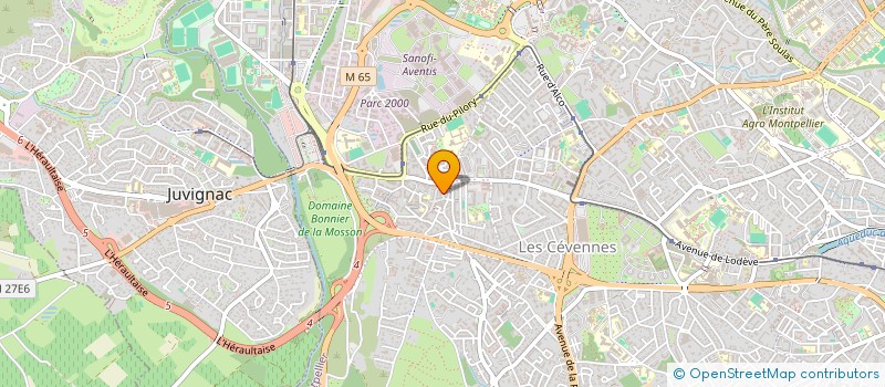 localisation de l'entreprise LABORATOIRE DES COMMUNS ALIMENTAIRES  MONTPELLIER