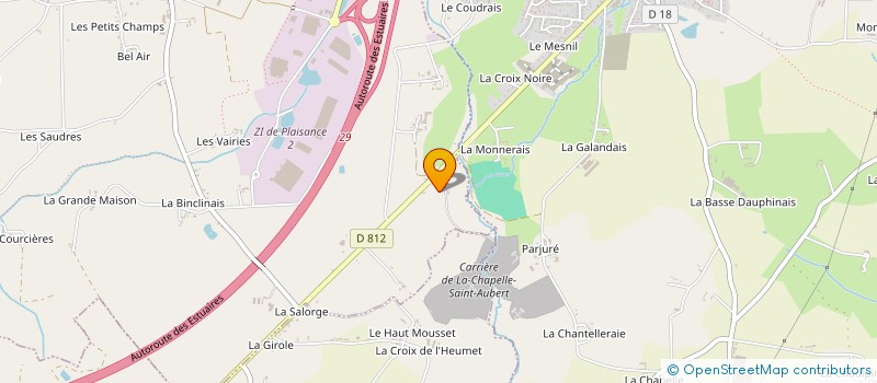 localisation de l'entreprise LABORATOIRE DES ESTUAIRES à SAINT-SAUVEUR-DES-LANDES