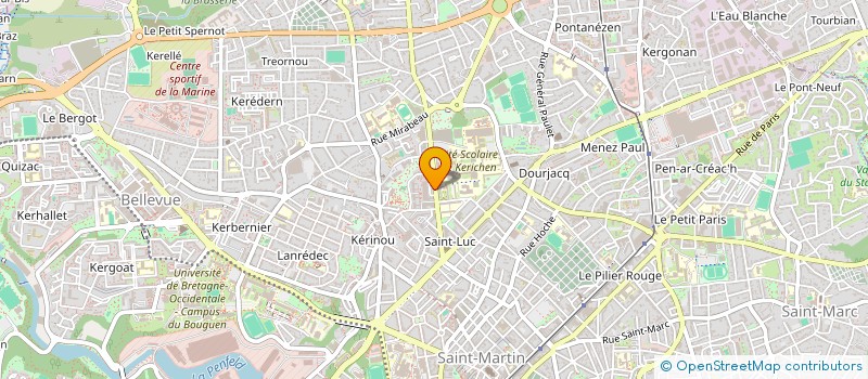 localisation de l'entreprise LABORATOIRE DES FEMINITE.S à BREST