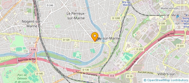 localisation de l'entreprise LABORATOIRE DES PRESTATIONS ANALYTIQUES ENVIRONNEMENTALES  LE PERREUX-SUR-MARNE