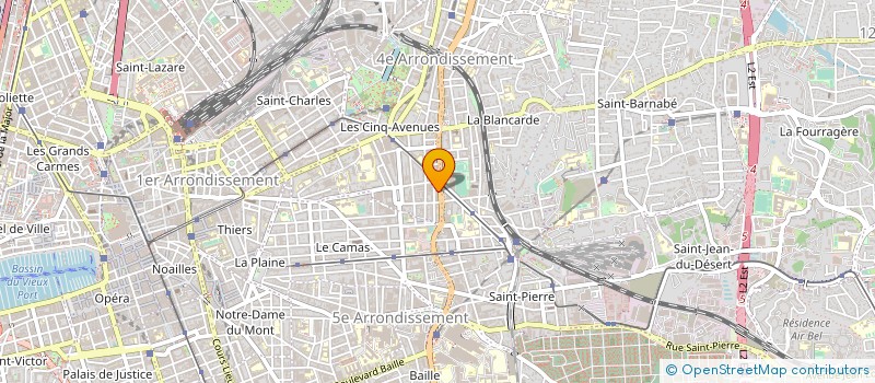 localisation de l'entreprise LABORATOIRE DES SCIENCES SOCIALES APPLIQUEES à MARSEILLE