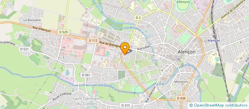 localisation de l'entreprise LABORATOIRE DES TECHNIQUES ET SCIENCES DES ALIMENTS à ALENCON