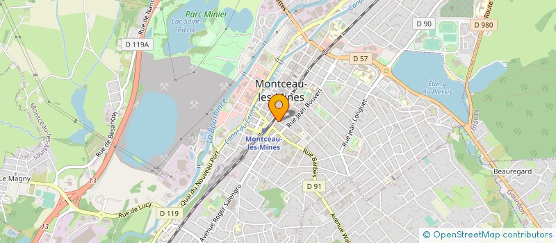 localisation de l'entreprise LABORATOIRE DEVAUX à MONTCEAU-LES-MINES