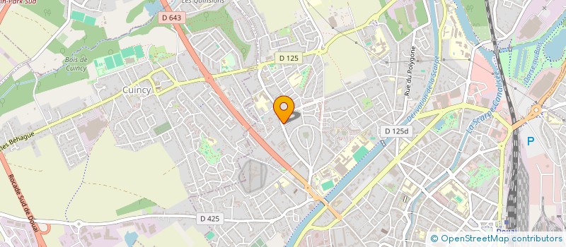 localisation de l'entreprise LABORATOIRE DEVIENNE  DOUAI