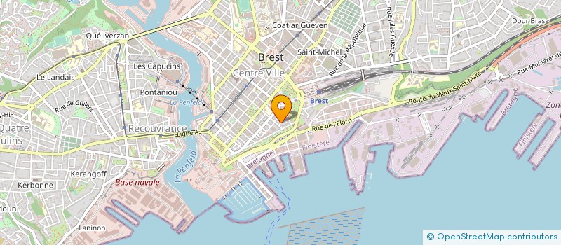 localisation de l'entreprise LABORATOIRE DIGITAL CERAM à BREST