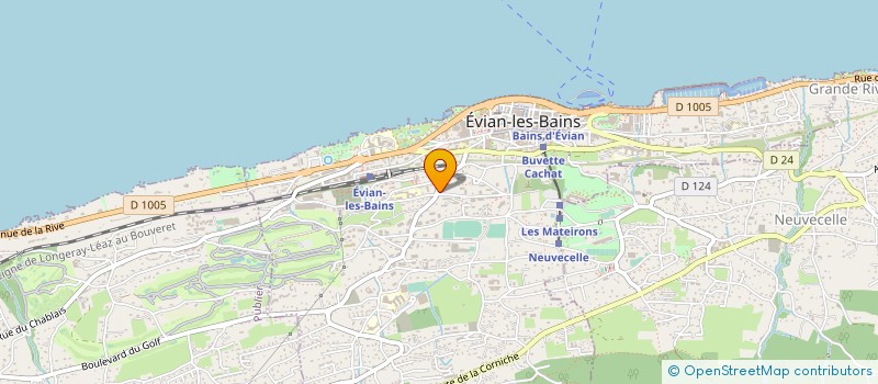 localisation de l'entreprise LABORATOIRE DOLLE CEFAI à EVIAN-LES-BAINS