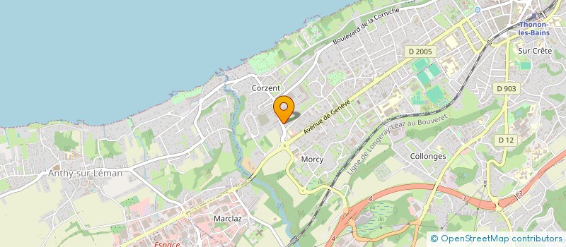 localisation de l'entreprise LABORATOIRE DONNADIEU à THONON-LES-BAINS