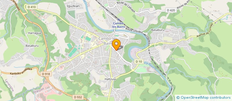 localisation de l'entreprise LABORATOIRE DU CENTRE à CAMBO-LES-BAINS