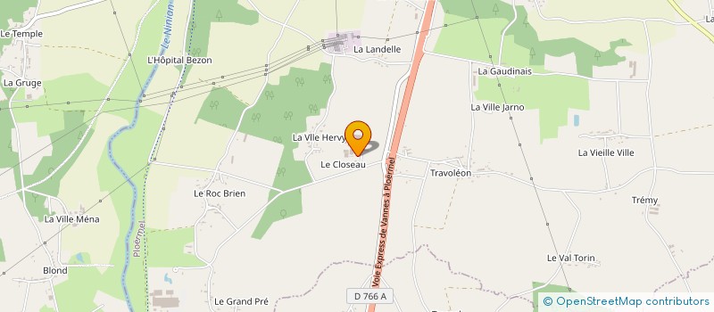 localisation de l'entreprise LABORATOIRE DU CLOSEAU à PLOERMEL