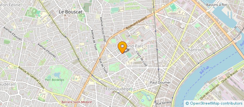 localisation de l'entreprise LABORATOIRE DU GRAND PARC à BORDEAUX