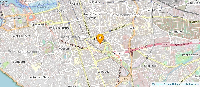 localisation de l'entreprise LABORATOIRE DU MEDITERRANEE à MARSEILLE