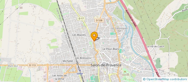 localisation de l'entreprise LABORATOIRE DU PONT D'AVIGNON à SALON-DE-PROVENCE