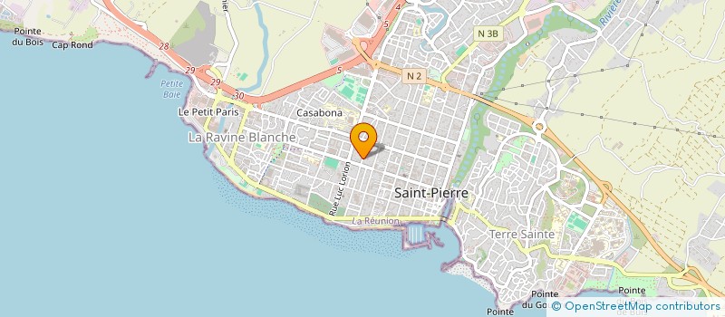 localisation de l'entreprise LABORATOIRE DUTHU à SAINT-PIERRE