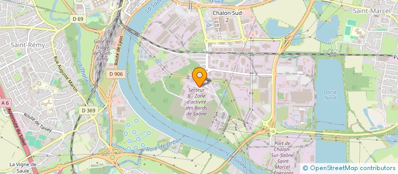 localisation de l'entreprise LABORATOIRE DVI à CHALON-SUR-SAONE