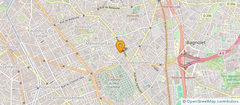 localisation de l'entreprise LABORATOIRE ECODENTAL à PARIS