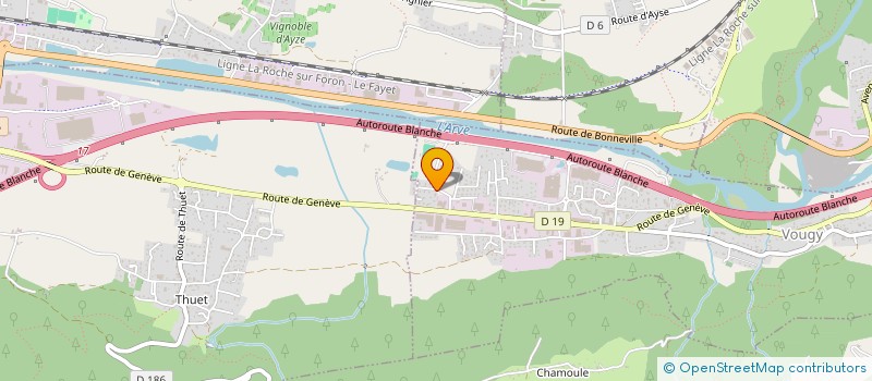 localisation de l'entreprise LABORATOIRE EMMANUEL TRAVERS  VOUGY