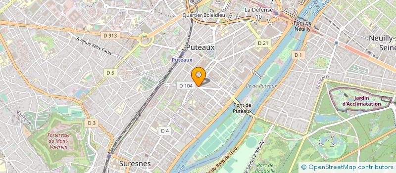 localisation de l'entreprise LABORATOIRE ERICSON à PUTEAUX