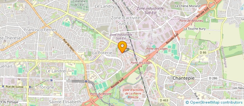 localisation de l'entreprise LABORATOIRE ETUDES EAUX ET ENVIRONNEMENT à RENNES