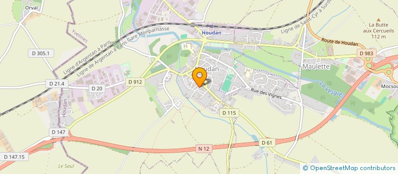 localisation de l'entreprise LABORATOIRE EXFLORA à HOUDAN