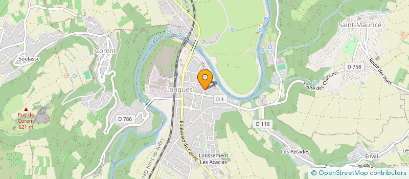 localisation de l'entreprise LABORATOIRE EXPERIMENTAL DU LIEN  VIC-LE-COMTE