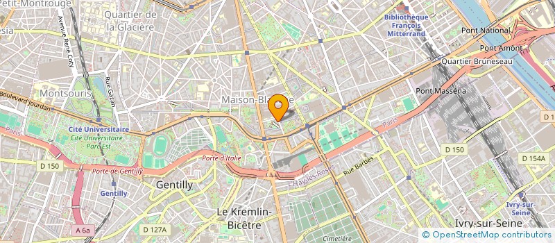 localisation de l'entreprise LABORATOIRE FOURNIER à PARIS