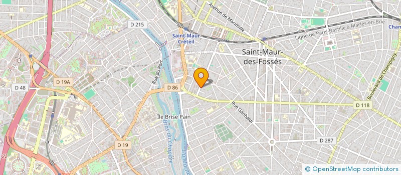 localisation de l'entreprise LABORATOIRE FOURNISSEUR COSMETIQUE à SAINT-MAUR-DES-FOSSES